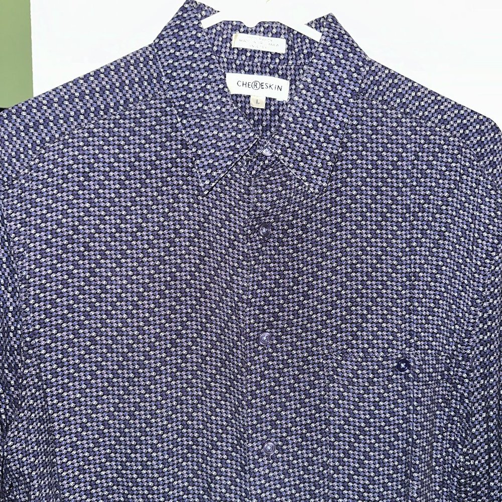 Ron Chereskin Vintage Casual Short Sleeve Button Down Shirt Large